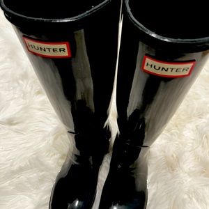Hunter Tall Glossy Rain Boots